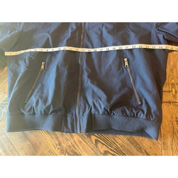 St Johns Bay Water Resistant Bomber Jacket Men XXL Neutral Zipper Fleece Lined - Picture 5 of 10